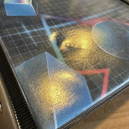 Mead Retro Trapper Keeper Binder Geometric Design with Two Folders