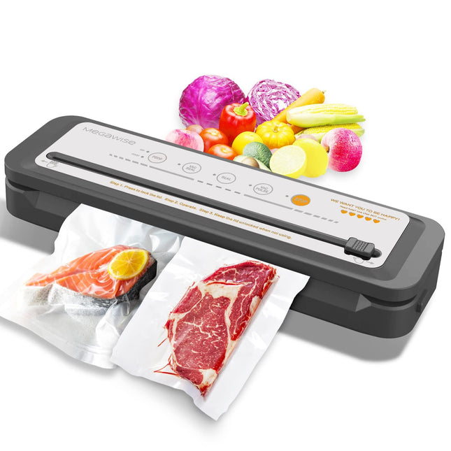 Vacuum Sealer Machine Food Sealer Starter Kit Black