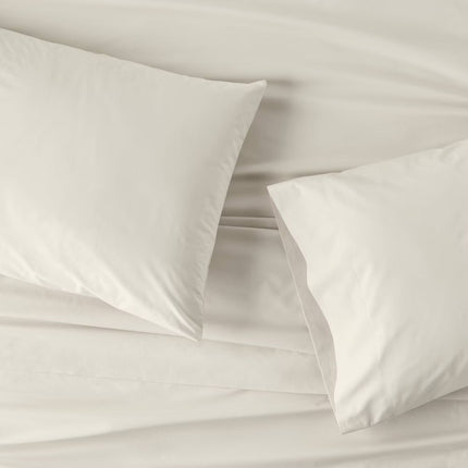 Casaluna Supima Cotton Percale King Pillowcase Set 2pk Natural
