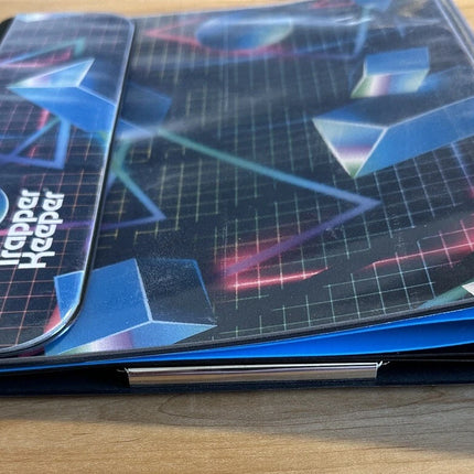 Mead Retro Trapper Keeper Binder Geometric Design with Two Folders