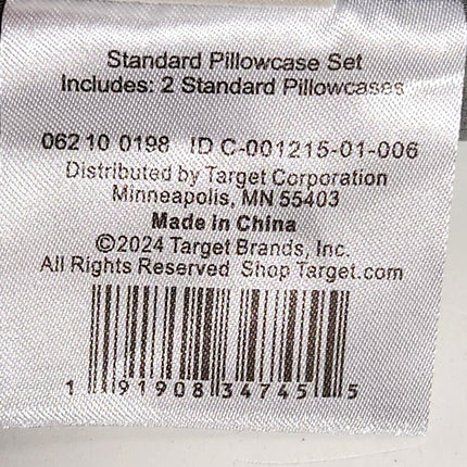Casaluna 500 Thread Count Sateen Pillowcase Set Standard Dark Gray