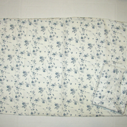 Threshold Standard Pillowcase Set 100% Cotton Blue Floral 20x32in