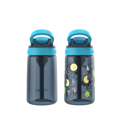 Contigo Kids Autospout Straw Water Bottle 14oz Pack of 2 Blueberry