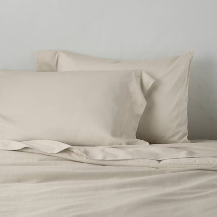 Casaluna 300 Thread Count Temperature Regulating Pillowcase Set Natural