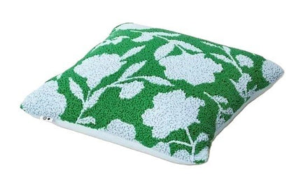 Kate Spade New York Floral Beaded Accent Throw Pillow 12in Green Light Blue