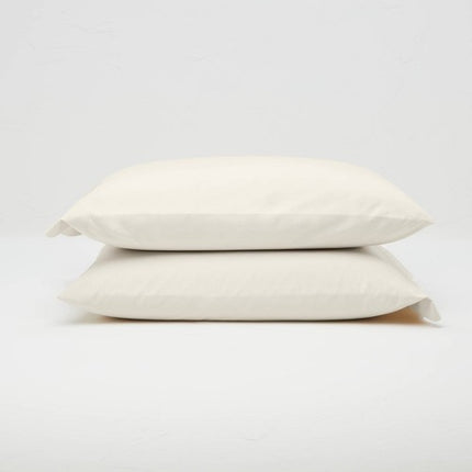Casaluna Supima Cotton Percale King Pillowcase Set 2pk Natural