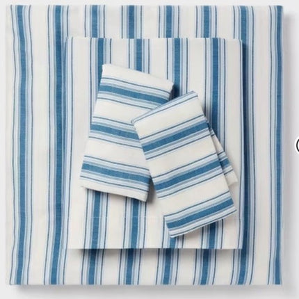 Room Essentials Microfiber Queen Sheet Set Striped Gray
