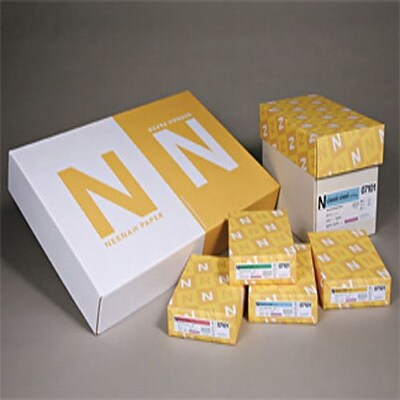Neenah Royal Sundance Paper, 8.5" x 11", 24 lb, Fiber Finish, White, 500 Sheets (93411)