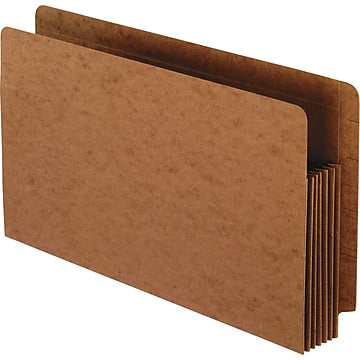 Pendaflex Heavy Duty End Tab Expanding File Pocket, 5.25-Inch Expansion, Legal, 10/Box, Red