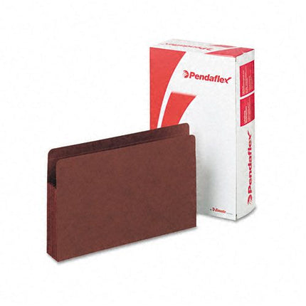 Pendaflex Heavy Duty End Tab Expanding File Pocket, 5.25-Inch Expansion, Legal, 10/Box, Red