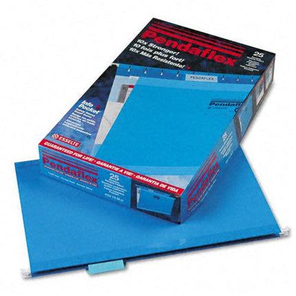 Pendaflex Hanging File Folders, Legal Size, Blue (PFX415315BLU)