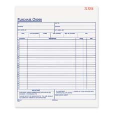 Adams Purchase Order Book, 8.38 x 10.69 Inch, 3-Part, Carbonless, 50 Sets, White, Canary and Pink (TC8131)