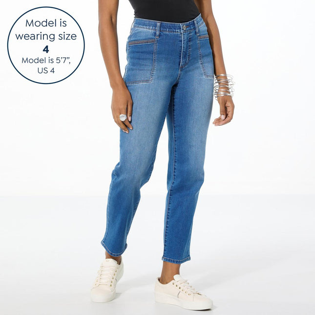 WynneDenim Performance Stretch Straight Leg Jean: Comfortable, Flattering, Everyday Style