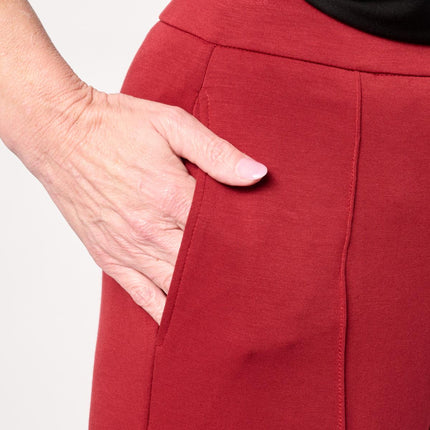 WynneLayers Cloud Knit Pintuck Front Pull-On Pant