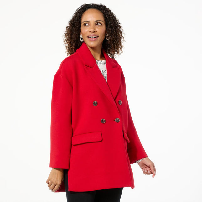 WynneLayers Smooth Operator Soft Stretch Unstructured Knit Jacket for Women