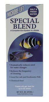 MICROBE-LIFT SBH16 Special Blend Aquarium and Fish Tank Cleaner for Freshwater and Saltwater, 16 Ounces