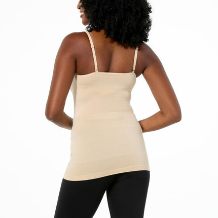 Yummie Convertible Seamless Shaping Cami with Knit-In Tummy Panel
