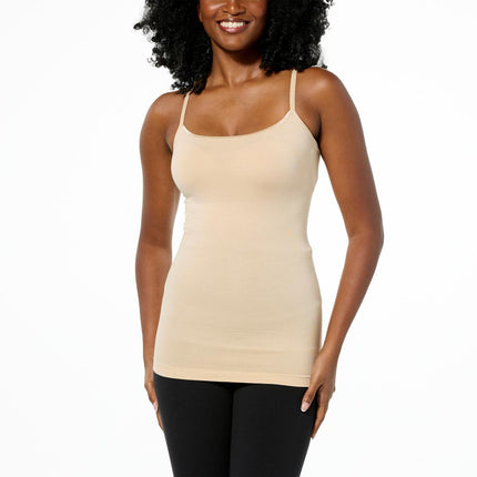 Yummie Convertible Seamless Shaping Cami with Knit-In Tummy Panel